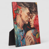 フル開花:ゲイの恋物語 フォトプラーク (側面)