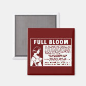 フル開花 – 乳房強化ビタミン マグネット (正面/裏面)