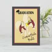 フル・ド・リス カニ料理 卒業パーティー招待状 招待状 (スタンド正面)