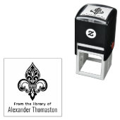 フル・ド・リス #26 “From the Library of” セルフインキングスタンプ (インサイチュ)