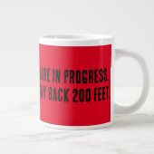 フレアが進行中。200足。 ジャンボコーヒーマグカップ (右)