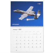 フレアと戦え!米国軍隊機 カレンダー (1月 2027)