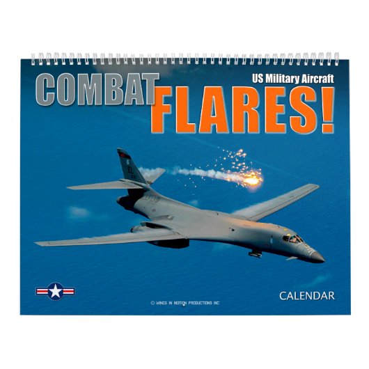 フレアと戦え!米国軍隊機 カレンダー (カバー)