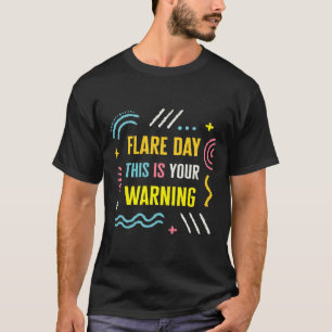 フレアデイ複合地域疼痛症候群認識度 Tシャツ