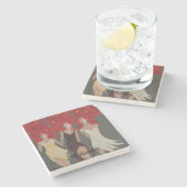 フレア付きコースター ストーンコースター (横)