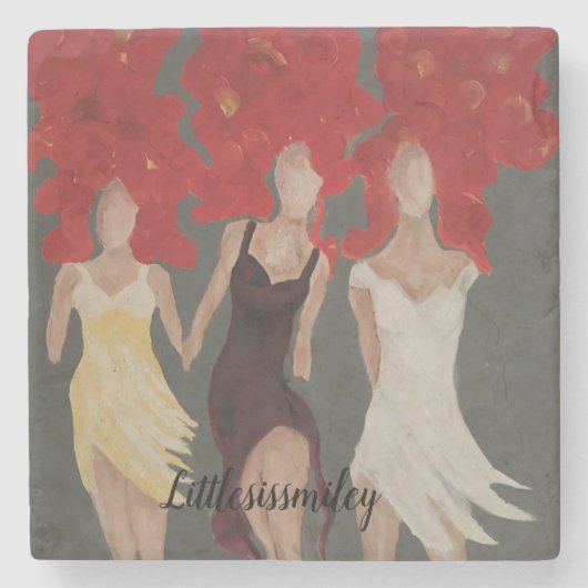 フレア付きコースター ストーンコースター (正面)