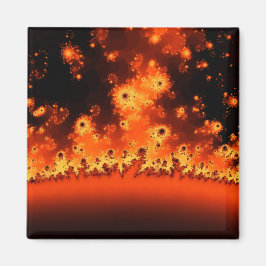 フレア太陽のフラクタル磁石 マグネット