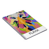 フレア螺旋状手帳 ノートブック (右側)