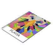 フレア螺旋状手帳 ノートブック (左側)