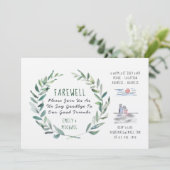 フレア離れーズパーティの招待状クラフト素朴アート 招待状 (スタンド正面)