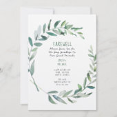 フレア離れーズパーティの招待状クラフト素朴アート 招待状 (正面)