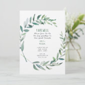 フレア離れーズパーティの招待状クラフト素朴アート 招待状 (スタンド正面)