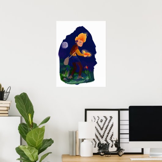 フレア ポスター (ホームオフィス)