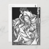 フレイはオーディンの王座に座った ポストカード (正面/裏面)