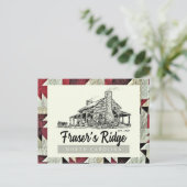 フレイザーズリッジホームステッドキルトアウトランディッシュポストカード ポストカード (スタンド正面)