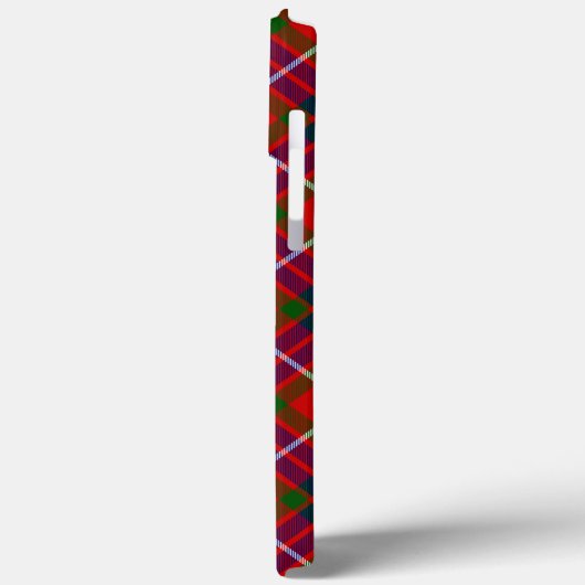 フレイザータータンチェック赤緑青紫色のプライド Case-Mate iPhoneケース (裏面 / 左)