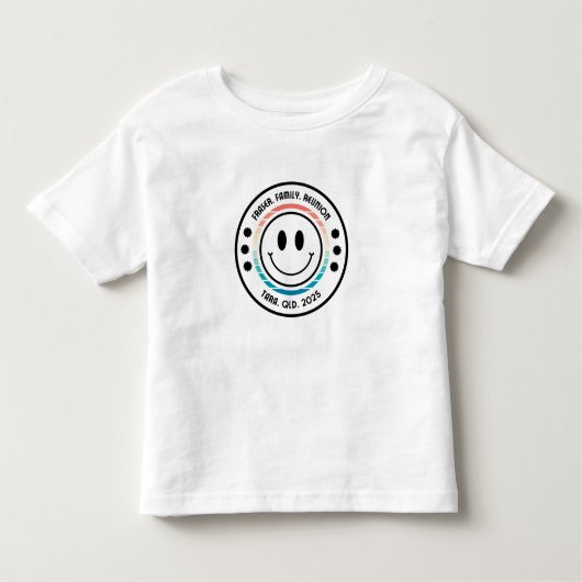 フレイザーファミリー懇親会2025デザイン5 ToddlerTシャツ トドラーTシャツ (正面)