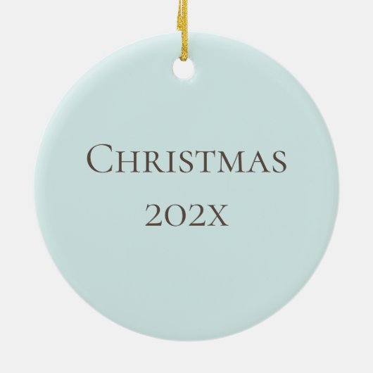 フレイザー島の緯度と経パーソナライズされた度 セラミックオーナメント (裏面)