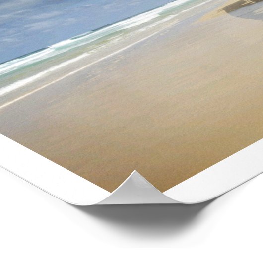 フレイザー島のS.S.マヘノの難破船 ポスター (角)