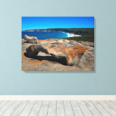 フレイザー島海岸風光明媚な風景オーストラリア キャンバスプリント (インサイチュ (ウッドフロア))