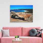 フレイザー島海岸風光明媚な風景オーストラリア キャンバスプリント (インサイチュ (リビング))