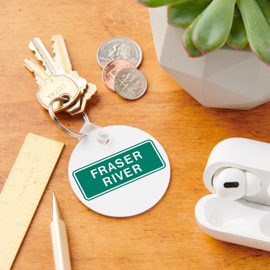 フレイザー川ハイウェイサイン英国コロンビアカナダ キーホルダー