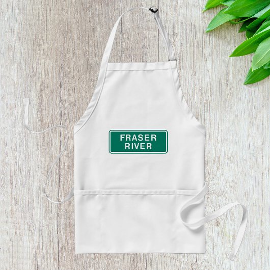 フレイザー川ハイウェイサイン英国コロンビアカナダ スタンダードエプロン