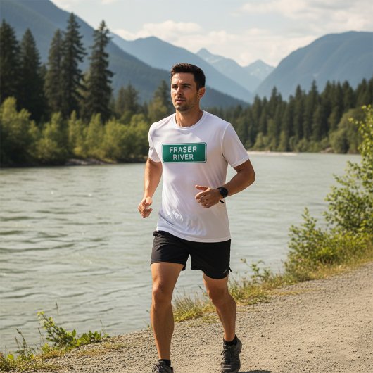 フレイザー川ハイウェイサイン英国コロンビアカナダ Tシャツ