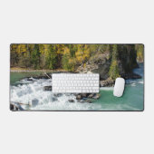 フレイザー川、カナダ写真、川 デスクマット (キーボード&マウス)