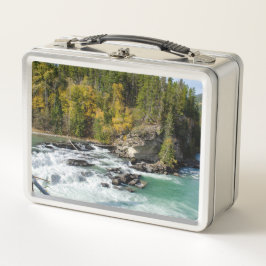フレイザー川、カナダ風景写真 メタルランチボックス