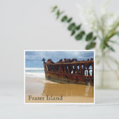 フレイザー船の難破船 ポストカード (スタンド正面)