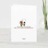 フレイザー・ファーのクリスマスツリーカード シーズンカード (裏面)