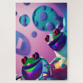 フレイトケージゲージファンタジーカエル ジグソーパズル