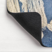 フレイドブルージャンファブリック マウスパッド (コーナー)