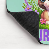 フレイバー・プンの友人。可愛フランスのいブルドッグ犬 マウスパッド (コーナー)