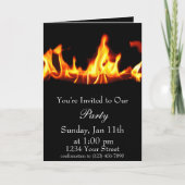 フレイムオンファイアパーティー招待状f 招待状 (正面)