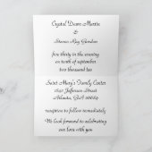 フレイムカラリリー 招待状 (内部)