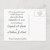 フレイムカラリリー 案内ポストカード (裏面)