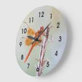 フレイムスキマードラゴンフライオンアガベ ラージ壁時計 (傾斜)
