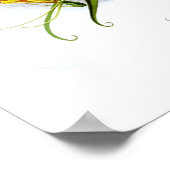 フレイムリリー(Gloriosa superba) ポスター (角)