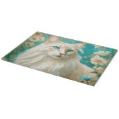 フレイムリンクスポイントシャムポートレートアート カッティングボード (角)