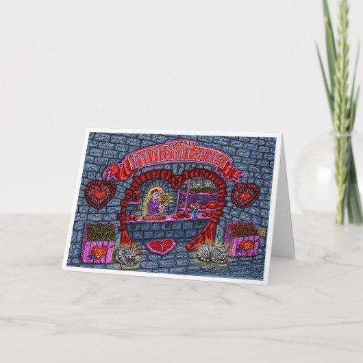 フレイヤのバレンタインショップ - グリーティングカード (正面)