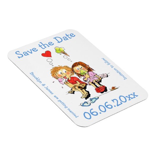 フレキおもしろいシブ磁石の日付を保存する マグネット (右側)