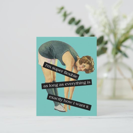 フレキすごいシブおもしろいルヴィンテージ葉書 ポストカード (スタンド正面)