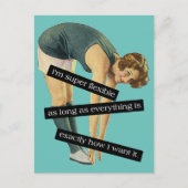 フレキすごいシブおもしろいルヴィンテージ葉書 ポストカード (正面)