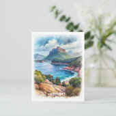 フレキシネ国立公園ウォーター絵画カラー ポストカード (スタンド正面)