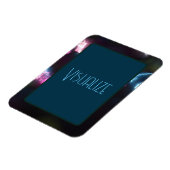 フレキシブルなフォトマグネットの「視覚化」 マグネット (左側)