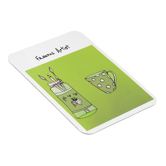 フレキシブルなフォトマグネット上の子供のアートワーク マグネット (右側)