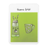 フレキシブルなフォトマグネット上の子供のアートワーク マグネット (縦)