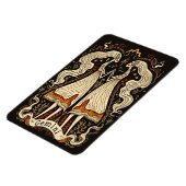 フレキシブルフォトマグネットジェミニシナ〔占星術の〕十二宮図アート マグネット (左側)